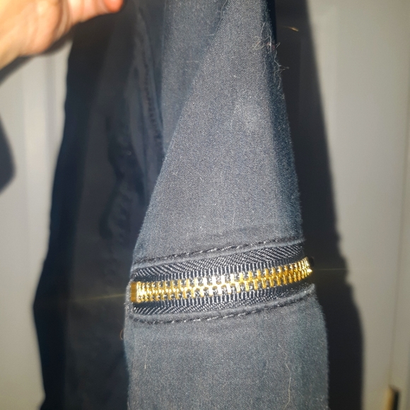 (M)🚨Guess🚨Marciano Vtg Military Gold Detail Ptp 17.5" L24.5" - Picture 5 of 11